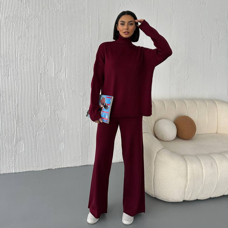 Set Linda - bluza si pantaloni din tricot