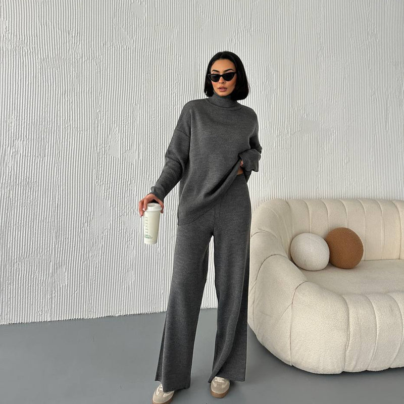 Set Linda - bluza si pantaloni din tricot