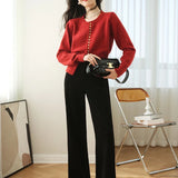 Jerseu Erany cu sir de nasturi