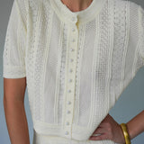 Set elegant Selene compus din top si fusta