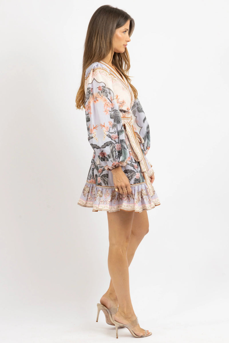 Rochie Cindy cu volanase si cordon