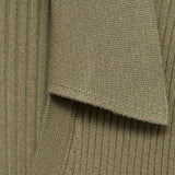 Top Cerise din tricot reiat si nasturi functionali