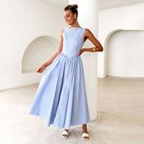 Rochie Aby cu decolteu barcuta si croi in A