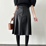 Fusta Gine din imitatie de piele