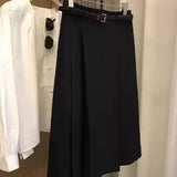 Fusta Scarta cu pliseuri lejere