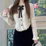 Jerseu Lucia cu terminatii din volanase