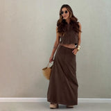 Set Felishia compus din camasa si fusta midi