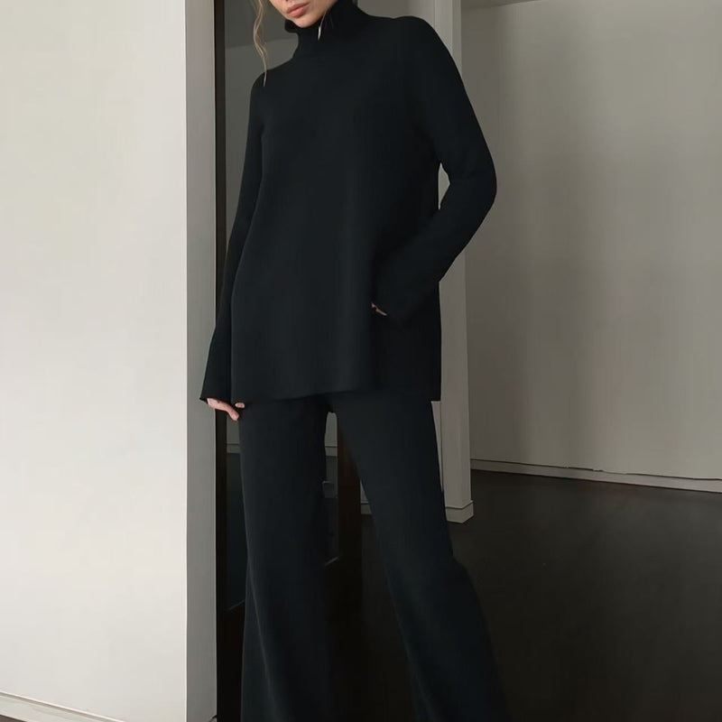 Set Linda - bluza si pantaloni din tricot