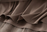 Fusta Perllis maro din tulle accesorizata cu perle