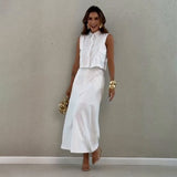 Set Felishia compus din camasa si fusta midi