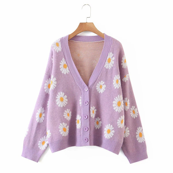 Jerseu Jael mov din tricot