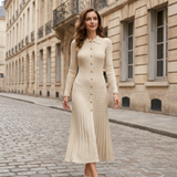 Rochie Ianthe cu nasturi aurii
