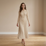 Rochie Ianthe cu nasturi aurii