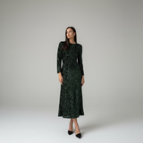 Rochie Marvelis midi cu paiete