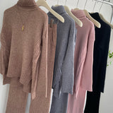 Set Druzzy - bluza si pantaloni din tricot