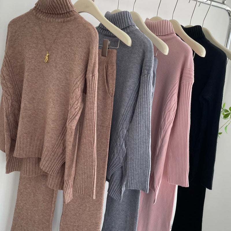 Set Druzzy - bluza si pantaloni din tricot