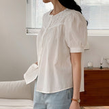 Camasa Lydia cu broderie din dantela