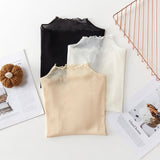 Bluza Cally din tul cu imprimeu buline