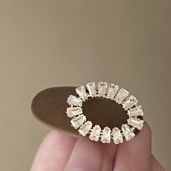 Agrafa de par stil retro cu pietre strass