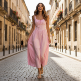 Rochie Bowly cu fundita la piept