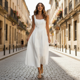 Rochie Bowly cu fundita la piept
