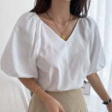 Tricou Yamir cu maneci bufante