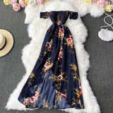 Rochie Trezera cu top elastic si crapatura in fata