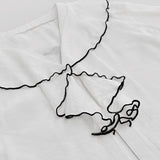 Camasa Bella cu decolteu in V si volanase