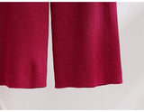 Compleu Magdy roz compus din bluza si pantaloni