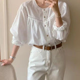 Bluza Avirra cu maneci bufante