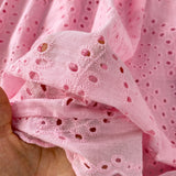 Rochie Finna cu broderie si nasturi perla