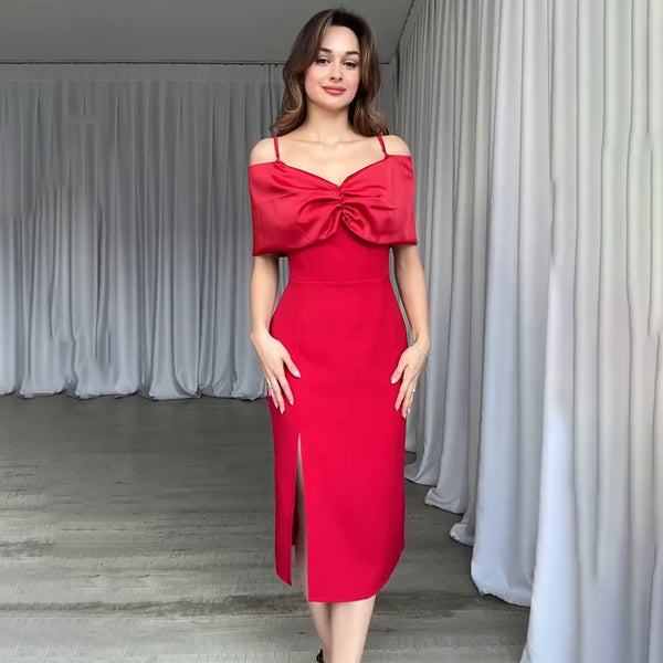 Rochie Gaia cu maneci cazute