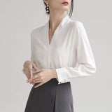 Bluza Nephia cu decolteu in V