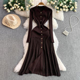 Rochie Ianthe cu nasturi aurii