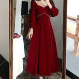 Rochie Fionna din catfiea accesorizata cu perle