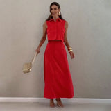 Set Felishia compus din camasa si fusta midi