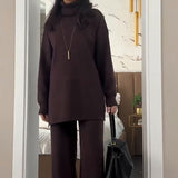 Set Linda - bluza si pantaloni din tricot