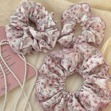 Elastic de par din material textil cu imprimeu floral