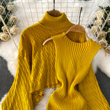 Set Juanna din tricot fin -  compus din rochie  si pulover