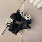 Elastic de par din organza cu fundita