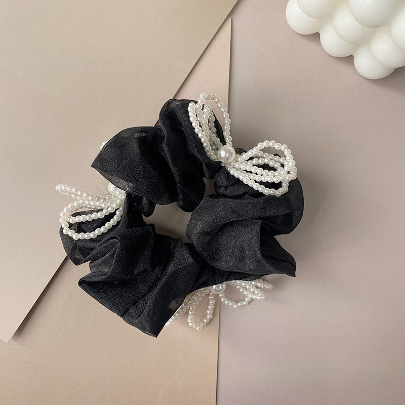 Elastic de par din organza cu fundita