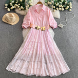 Rochie Umirra cu talie accentuata prin curea