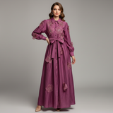 Rochie Padima cu flori brodate