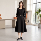 Rochie Palmira cu talie accentuata prin curea