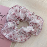 Elastic de par din material textil cu imprimeu floral