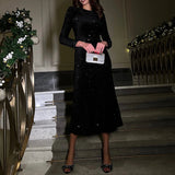 Rochie Marvelis midi cu paiete