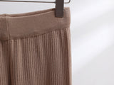 Set Mandinga bej compus din pantaloni si bluza