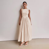 Rochie Aby cu decolteu barcuta si croi in A