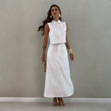 Set Felishia compus din camasa si fusta midi