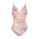 Set Ardes compus din costum de baie si fusta cu imprimeu floral